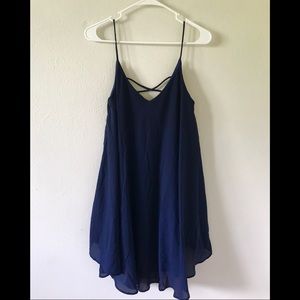 Navy  Blue Dress